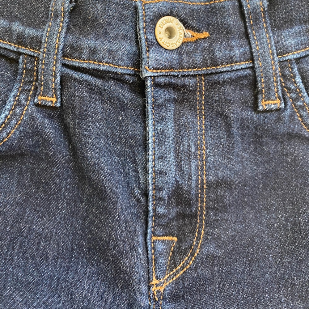 BALDWIN Kansas City Karlie High Rise Cropped Skinny Jeans in Dark Blue - Picture 6 of 13